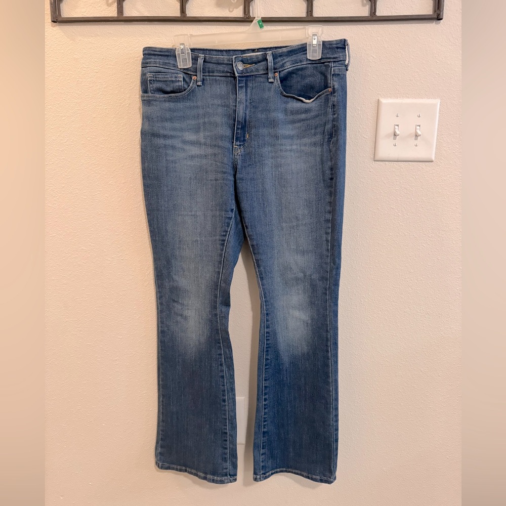 Levi Strauss Mid-Rise Bootcut Blue Jeans